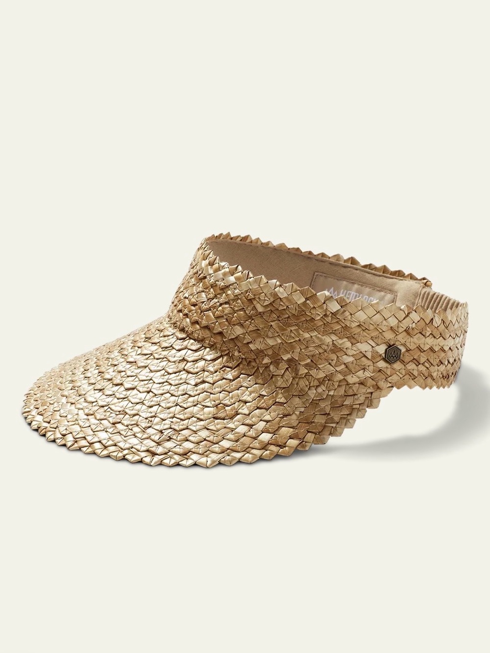 Hemlock Capri Straw Visor in Honeycomb